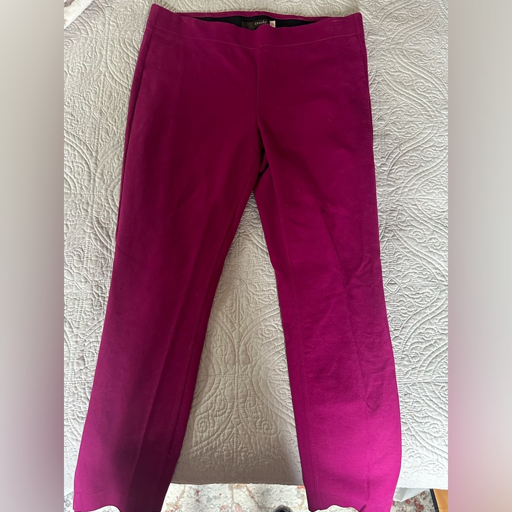 EUC women’s Crosby fuchsia pull on pants